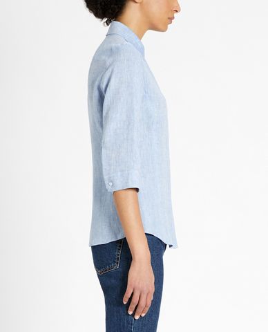  WEEKEND MAX MARA - Áo sơ mi nữ tay lỡ Linen Fabric 