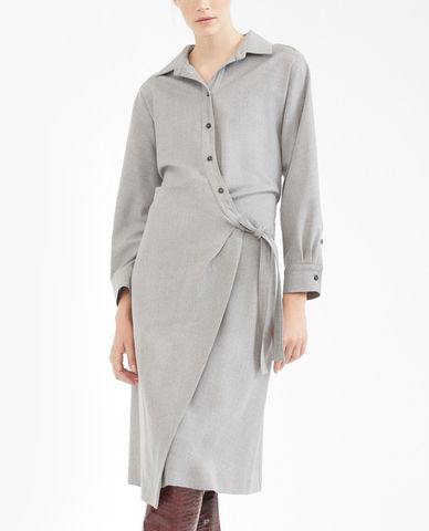  WEEKEND MAX MARA - Đầm midi sơ mi tay dài hiện đại 