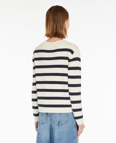  WEEKEND MAX MARA - Áo sweater cổ tròn tay dài trẻ trung Vibo 