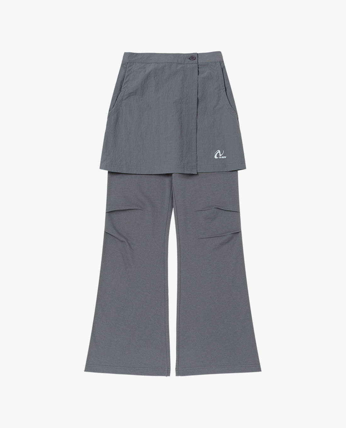 NERDY - Set quần ống loe kèm chân váy mini cá tính Skirt Layered