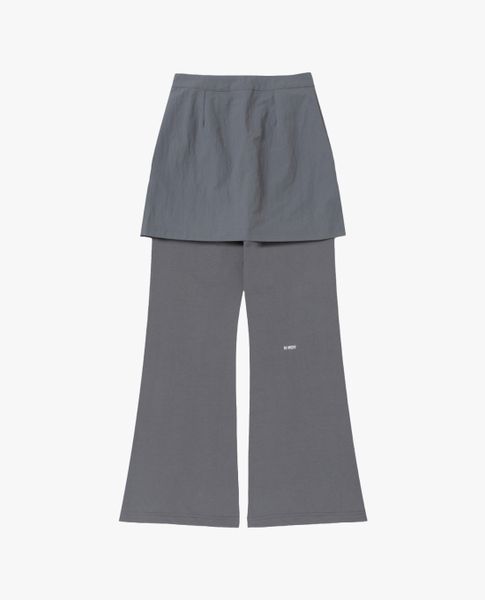  NERDY - Set quần ống loe kèm chân váy mini cá tính Skirt Layered 