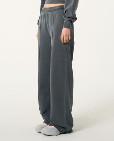  NERDY - Quần dài nữ ống rộng lưng thun Souffle Pigment 