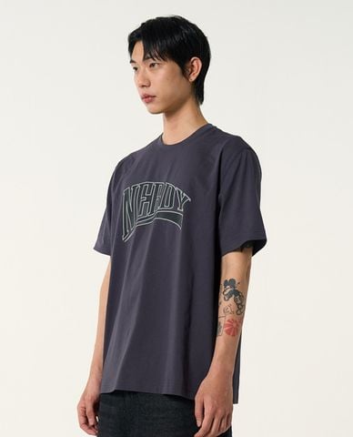  NERDY - Áo thun unisex cổ tròn tay ngắn Big Arch Logo 