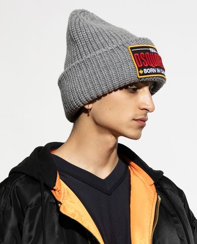  DSQUARED2 - Nón len nam phối logo hiện đại 