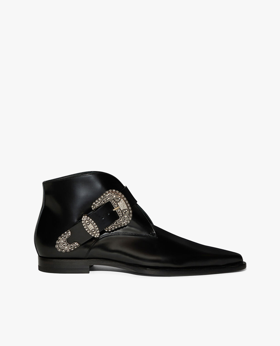 DSQUARED2 - Giày tây nam mũi nhọn phối khóa sang trọng