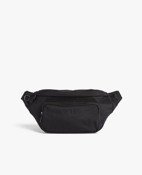  DSQUARED2 - Túi bao tử nam hình thang phối logo 