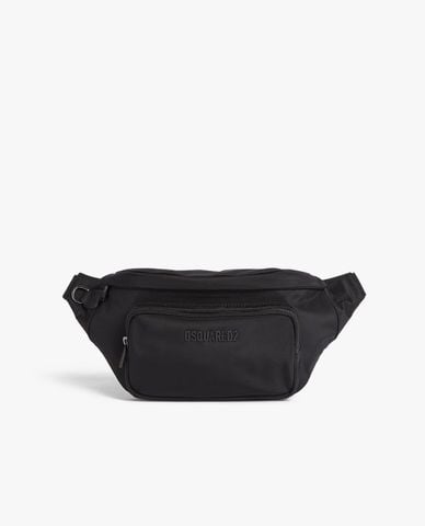  DSQUARED2 - Túi bao tử nam hình thang phối logo 