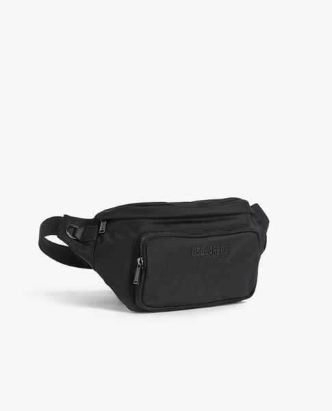  DSQUARED2 - Túi bao tử nam hình thang phối logo 