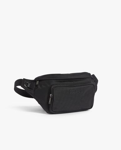  DSQUARED2 - Túi bao tử nam hình thang phối logo 