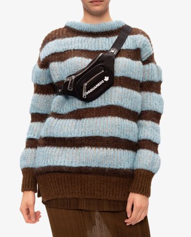  DSQUARED2 - Túi bao tử nữ Black Mini 