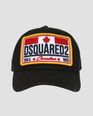  DSQUARED2 - Nón nam họa tiết cờ Canada 