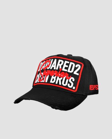  DSQUARED2 - Nón vải bóng chày Superior 