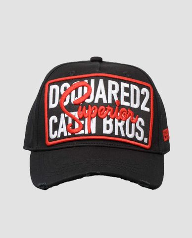  DSQUARED2 - Nón vải bóng chày Superior 