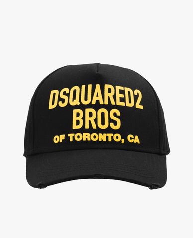  DSQUARED2 - Nón bóng chày nam in chữ thời trang 