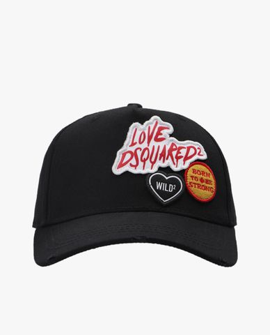  DSQUARED2 - Nón bóng chày nam phối chữ Love Dsquared2 