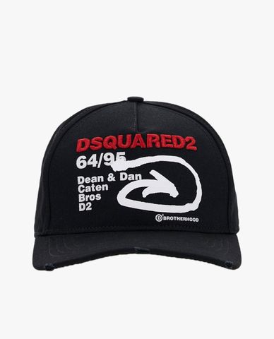  DSQUARED2 - Nón bóng chày nam rách vải cá tính 64/95 Arrow 