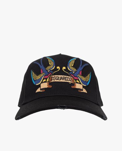  DSQUARED2 - Nón bóng chày nam rách vải cá tính 