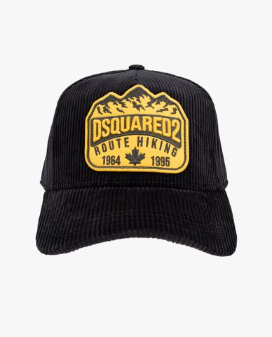  DSQUARED2 - Nón bóng chày nam thêu logo Canadian Patch 