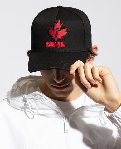  DSQUARED2 - Nón bóng chày nam thêu logo Horror 