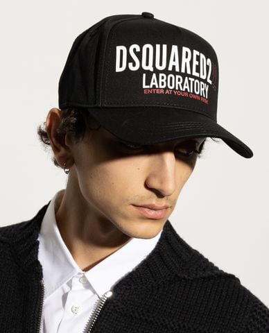  DSQUARED2 - Nón bóng chày nam phối logo thời trang 
