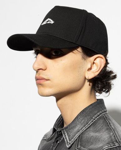  DSQUARED2 - Nón bóng chày nam in logo thời trang 