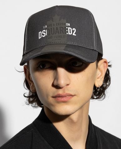  DSQUARED2 - Nón bóng chày nam phối logo 
