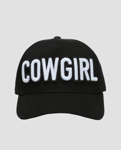  DSQUARED2 - Nón vải bóng chày Cow Girl 