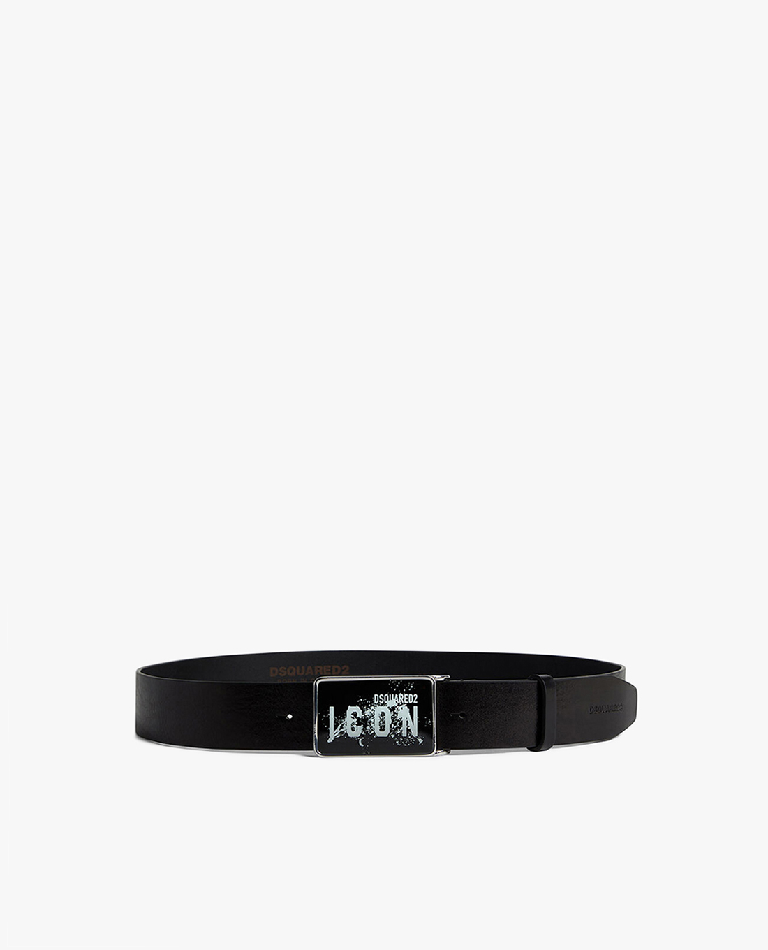 DSQUARED2 - Thắt lưng nam bản vừa Icon Splash Plaque