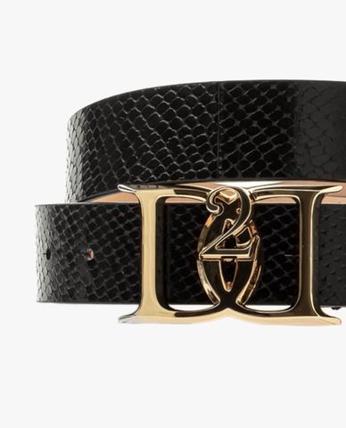  DSQUARED2 - Thắt lưng nam bản vừa phối khoá kim loại sang trọng 