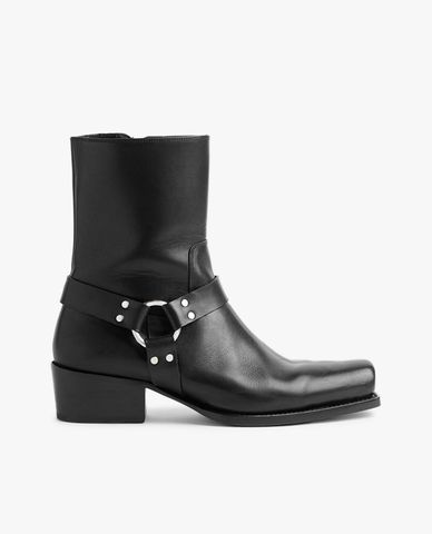  DSQUARED2 - Giày boots nam mũi vuông Ring 