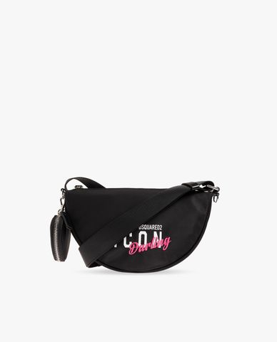  DSQUARED2 - Túi bao tử nữ phối logo kèm ví nhỏ Icon Darling 