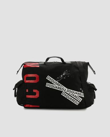  DSQUARED2 - Túi vải du lịch nam cỡ lớn Jordan 
