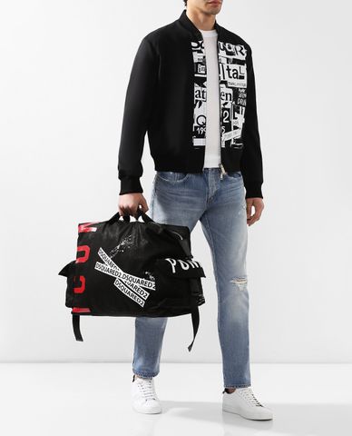  DSQUARED2 - Túi vải du lịch nam cỡ lớn Jordan 