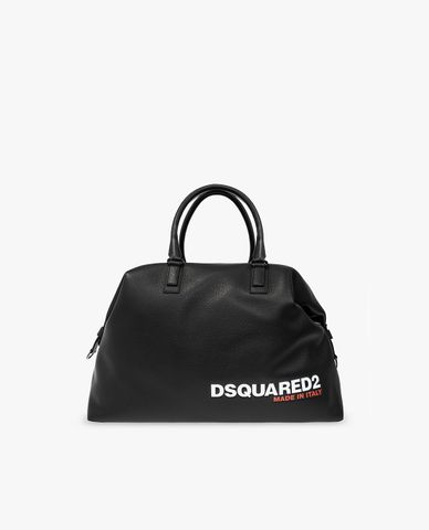  DSQUARED2 - Túi xách du lịch nam phom chữ nhật thời trang 