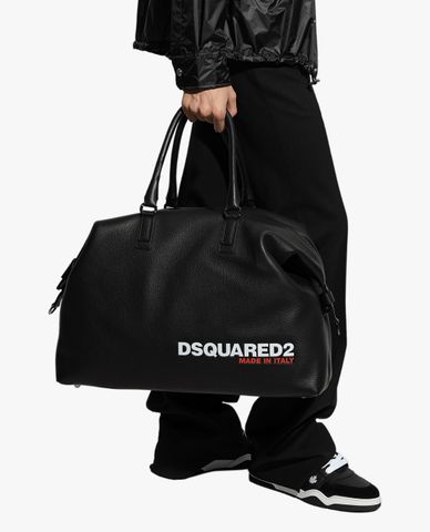  DSQUARED2 - Túi xách du lịch nam phom chữ nhật thời trang 
