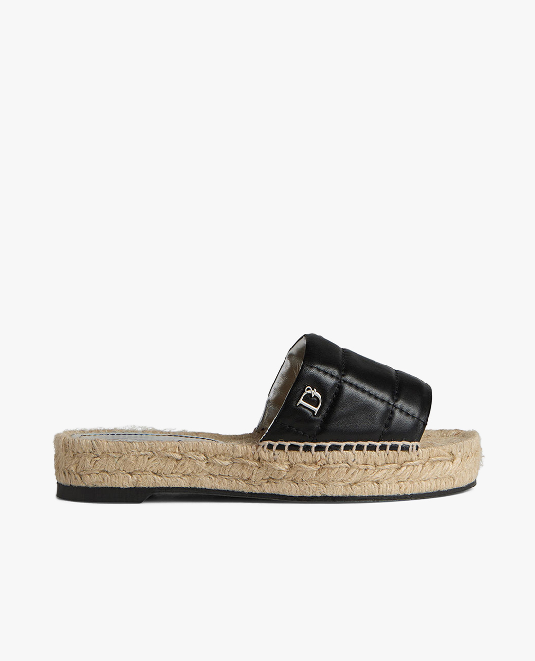 DSQUARED2 - Dép nữ quai ngang phối logo Espadrilles