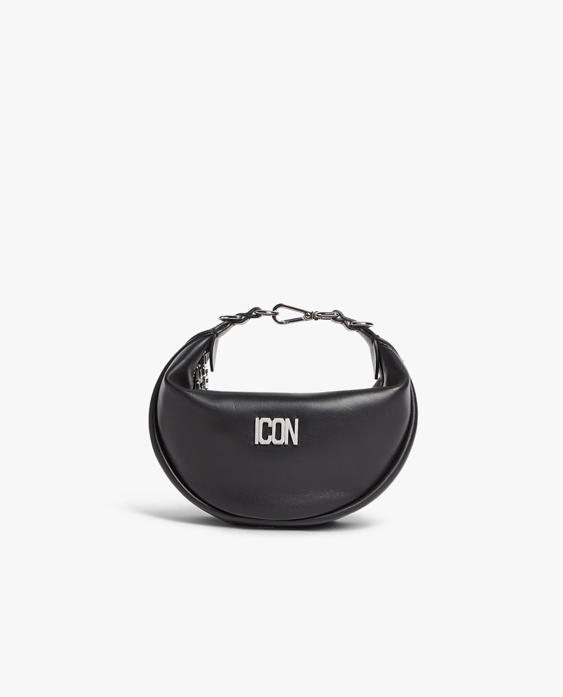 DSQUARED2 - Túi xách tay nữ hình bán nguyệt Icon Clubbing Mini