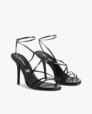  DSQUARED2 - Giày sandals cao gót Icon Clubbing 