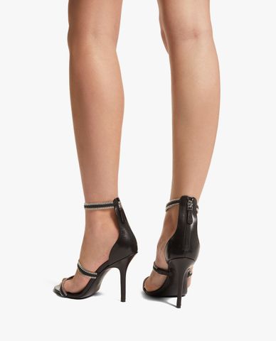  DSQUARED2 - Giày sandals cao gót hở mũi Evening 