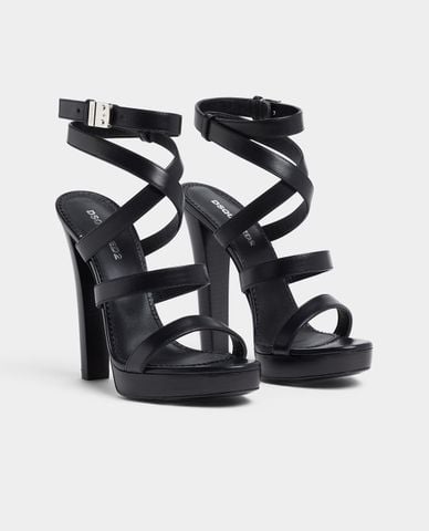  DSQUARED2 - Giày sandals cao gót nữ Lock Yourself 