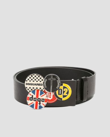  DSQUARED2 - Thắt lưng nam Punk Pin Buckle 
