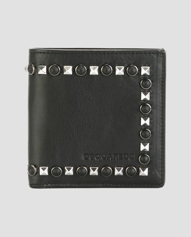  DSQUARED2 - Ví nam đính chi tiết kim loại 