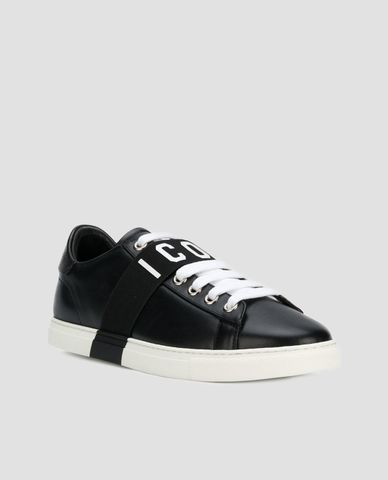  DSQUARED2 - Giày sneakers nam phối dây buộc Icon Low 
