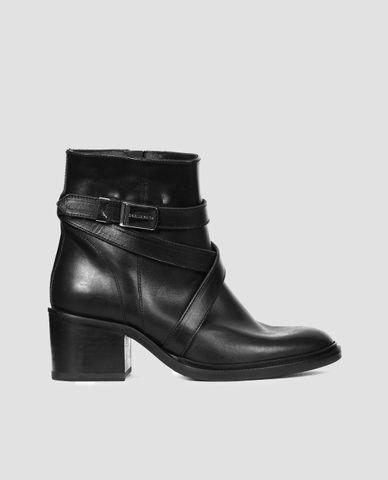  DSQUARED2 - Giày boots nữ cao gót mũi nhọn 