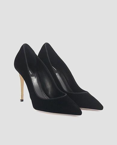  DSQUARED2 - Giày cao gót mũi nhọn Acanfora Velvet 