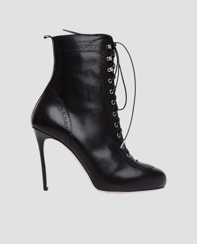  DSQUARED2 - Boots nữ gót nhọn phối dây thắt 