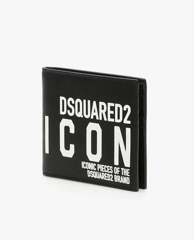  DSQUARED2 - Ví nam dáng ngắn gập đôi thời trang 