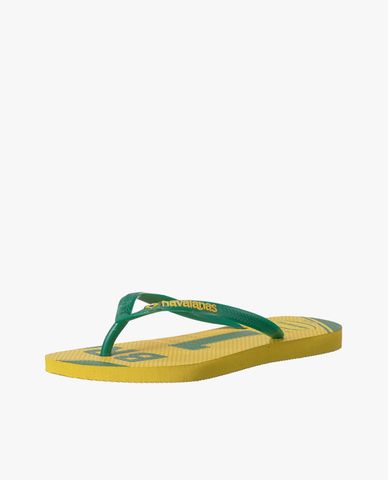  HAVAIANAS - Dép nữ Chinelo Feminino Teams Amarelo 
