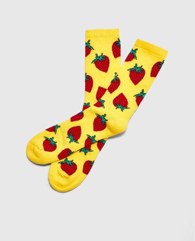  Vớ nam cổ cao trái dâu Strawberry Tube 