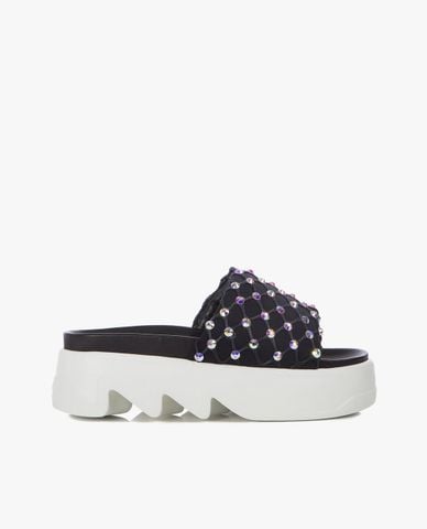  LE SILLA - Dép quai ngang nữ đính đá Pool Side 